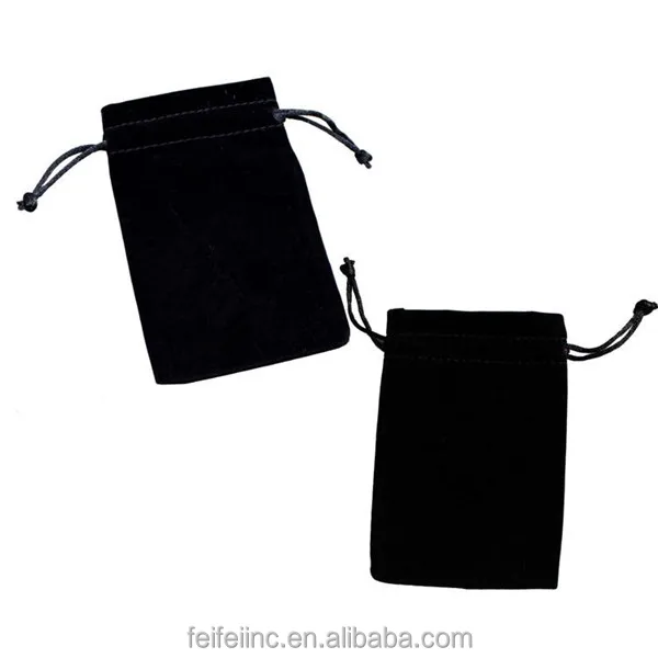 custom jewelry velvet drawstring pouch bags