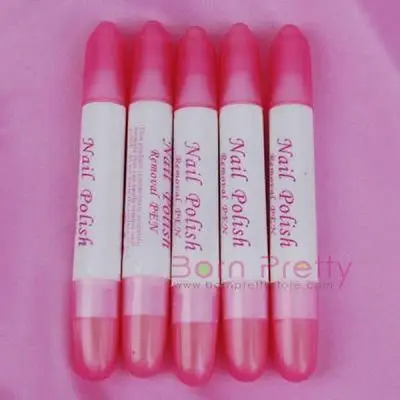 5Pcs Set Nail Art Varnish Polish Cleanser Remover Pen Pencil Manicure Tools 288