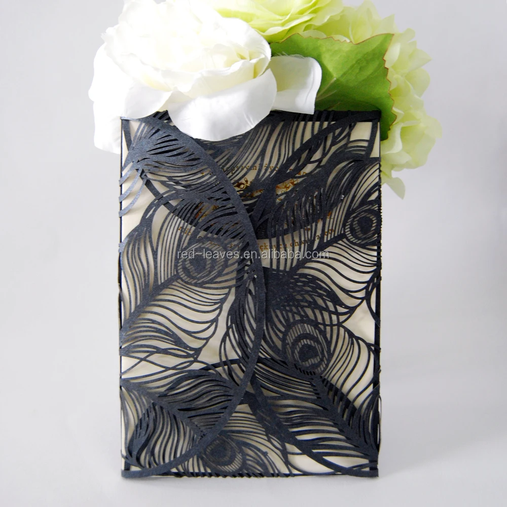 Luxury wedding stationery paper wedding invitation cards