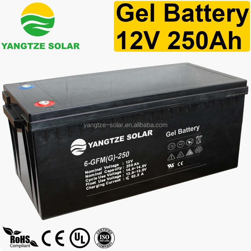 
Yangtze brand deep cycle gel battery 12v 250ah <a href=