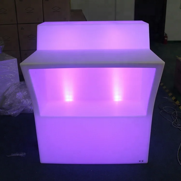 Modern Home Light Up Bar Glowing Mobile Cocktail Bar Led Bar Counter