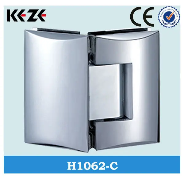 Европейский стиль стекла латунь петля двойного действия и с доводчиком