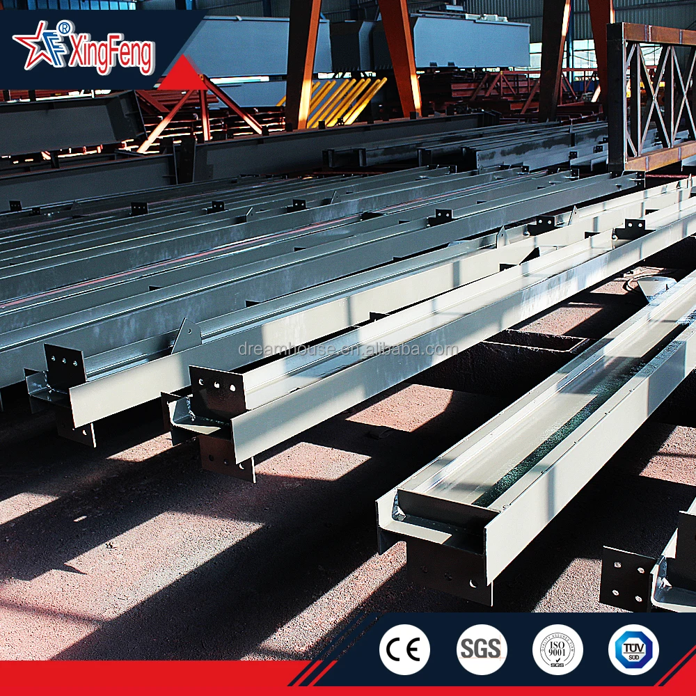 prefabricated factory/ galpones prefabricados steel frame shed/prefabricated building