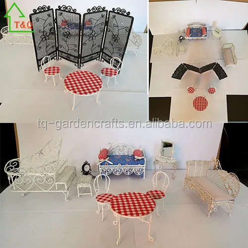 
DOLLHOUSE MINIATURES LARGE WHITE METAL WIRE BATHROOM TOWEL SHELF 