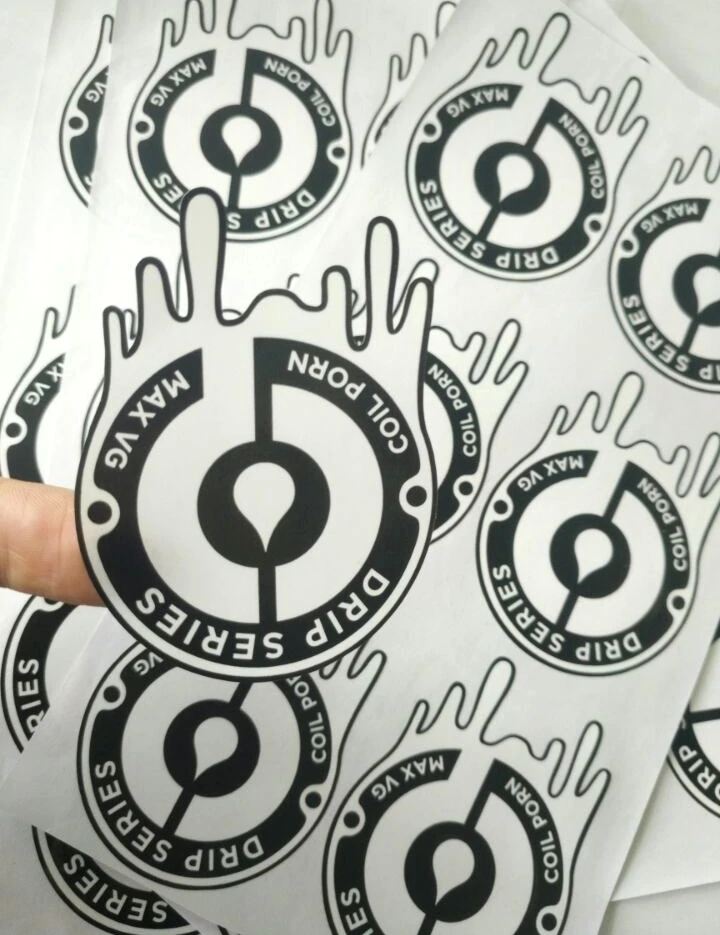 UV Protected Viny Logo Stickers Waterproof Adhesive Die Cut Vinyl Stickers