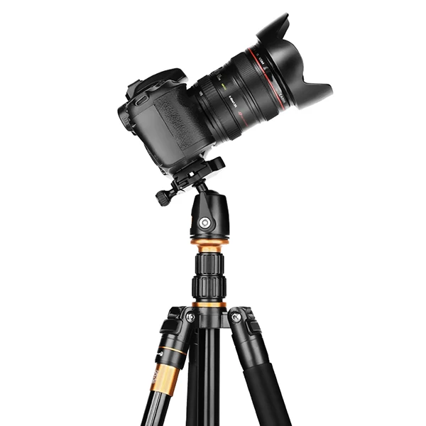Q555 Professional Aluminum Magnesium Alloy Portable Foldable 12' Tripod Kit For SLR Digital DV Camera Can Be Changed To Monopod