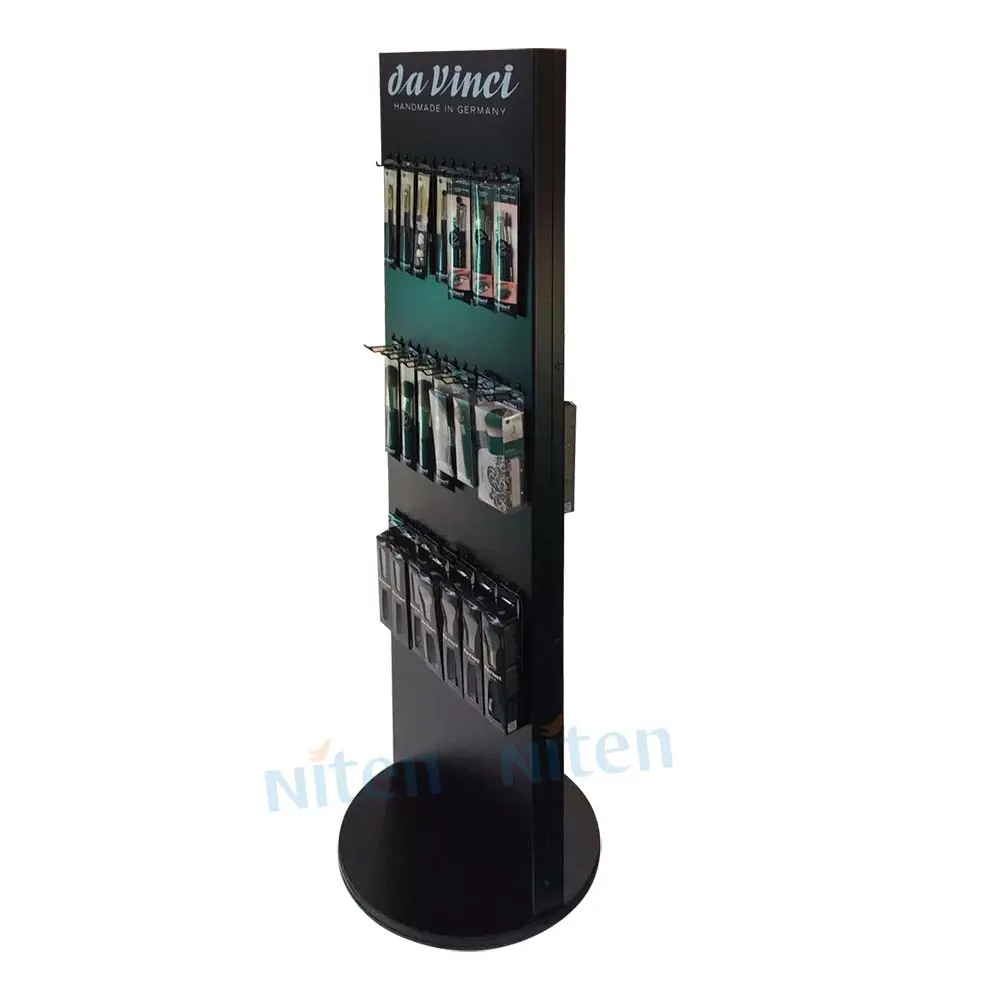 metal display rack wall hook display