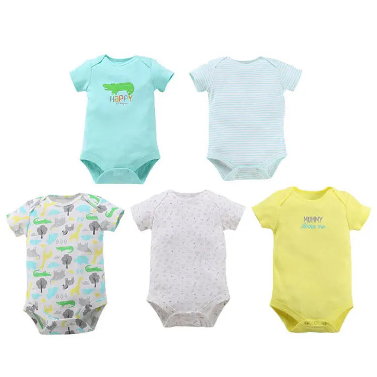 
Short sleeve pure white baby wears romper plain white baby rompers infant clothes 