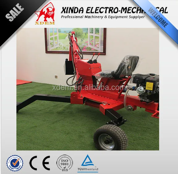 XDEM Mini Wheel Excavator 4 Wheels Tire Digger 0.55 to 0.6 ton Good Price