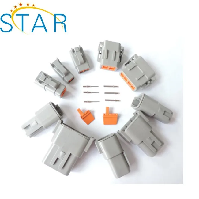 car auto BLACK DEUTSCH 2P 3P 4P DTM SERIES Connector Dtm04-2p/dtm06-2s Female Adapter Automotive