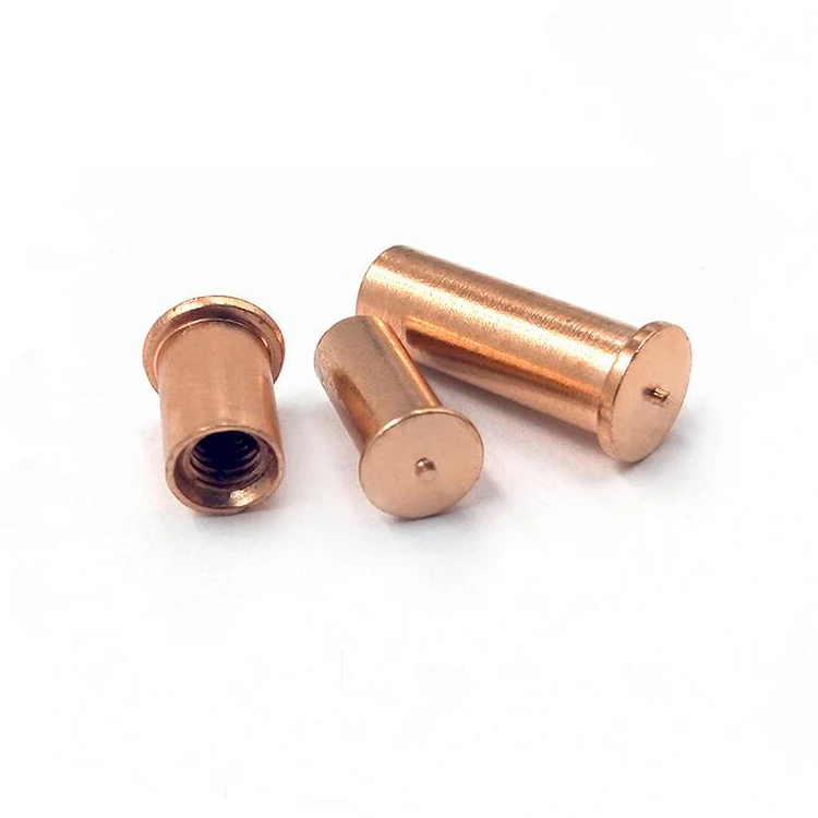 factory stock steel copper plated sport welding stud iso13918 weld screw