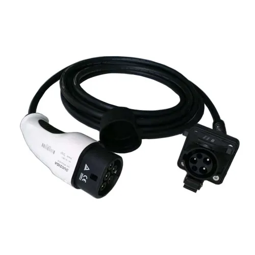 
32A Type 1 J1772 to Type 2 IEC62196 ev charging plug adapter convertor ev charging connector 