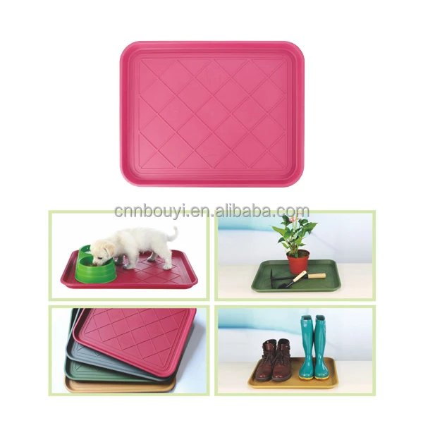 
hot selling red plastic shoe and boot tray 
