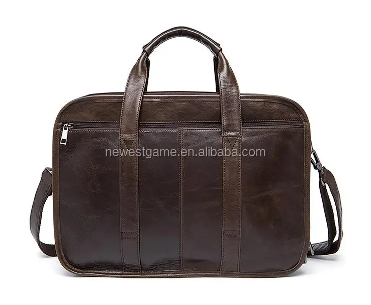 
Retail fashion crossbody shoulder genuine leather business men leather bag supplier free shipping 