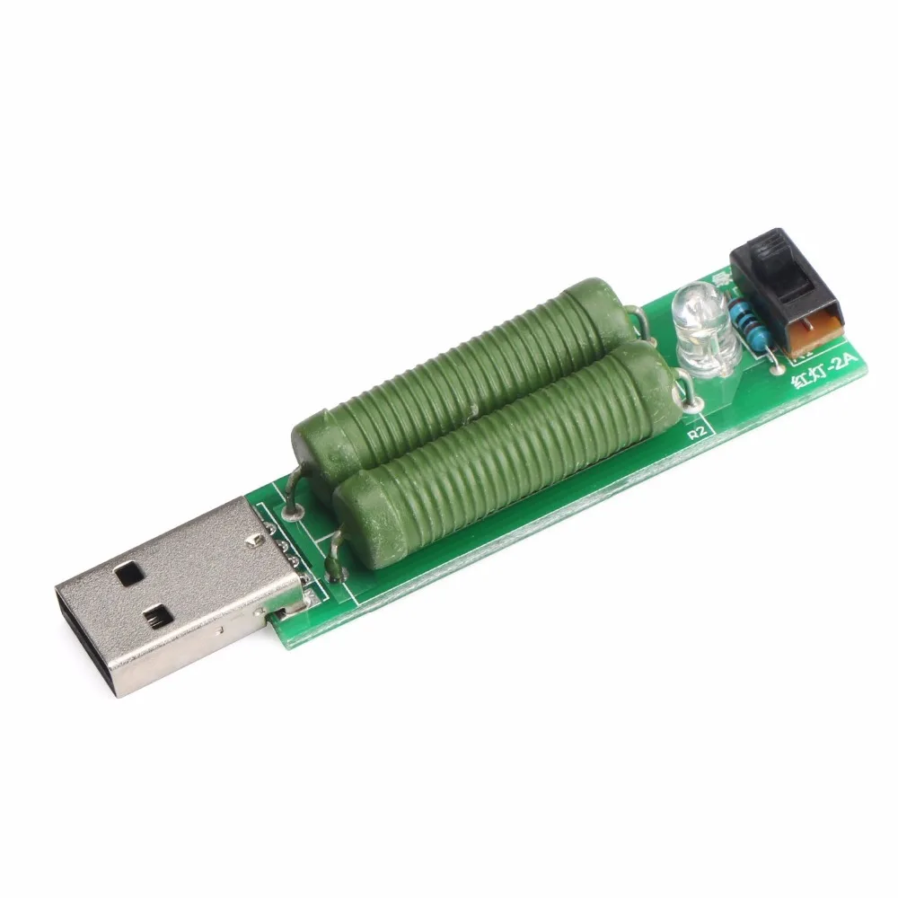 Tester Micro Battery USB Load Tester Detector Electronic Load USB Charging Current Monitor 5 Ohm