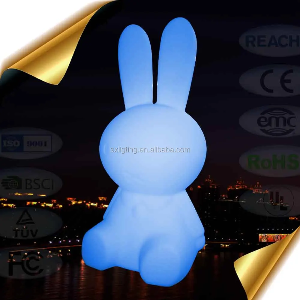 big size rabbit shape decoration Lamps for indoor or outdoor