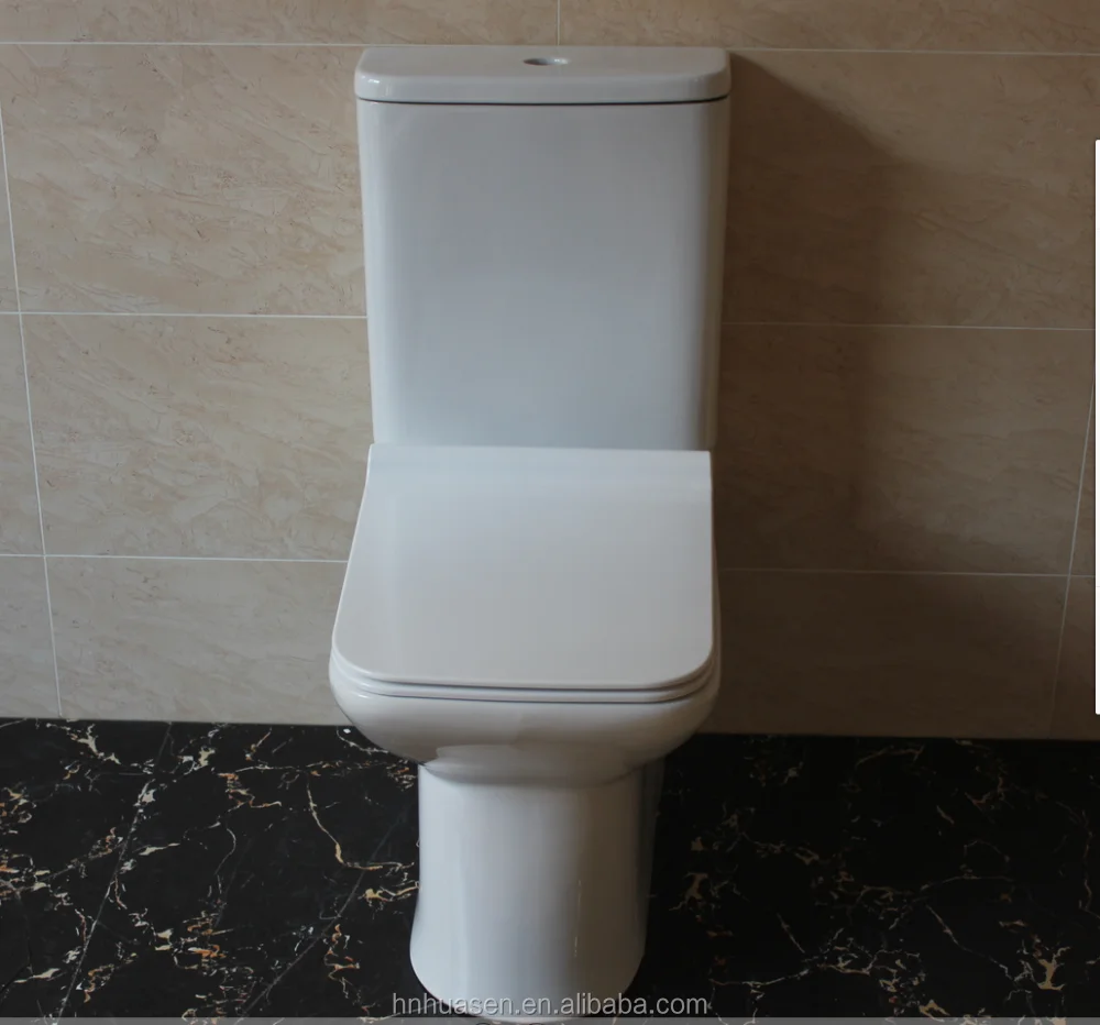 Bathroom Sanitary Ware Square Toilet Dual Flush Toilet HTT-49C/D