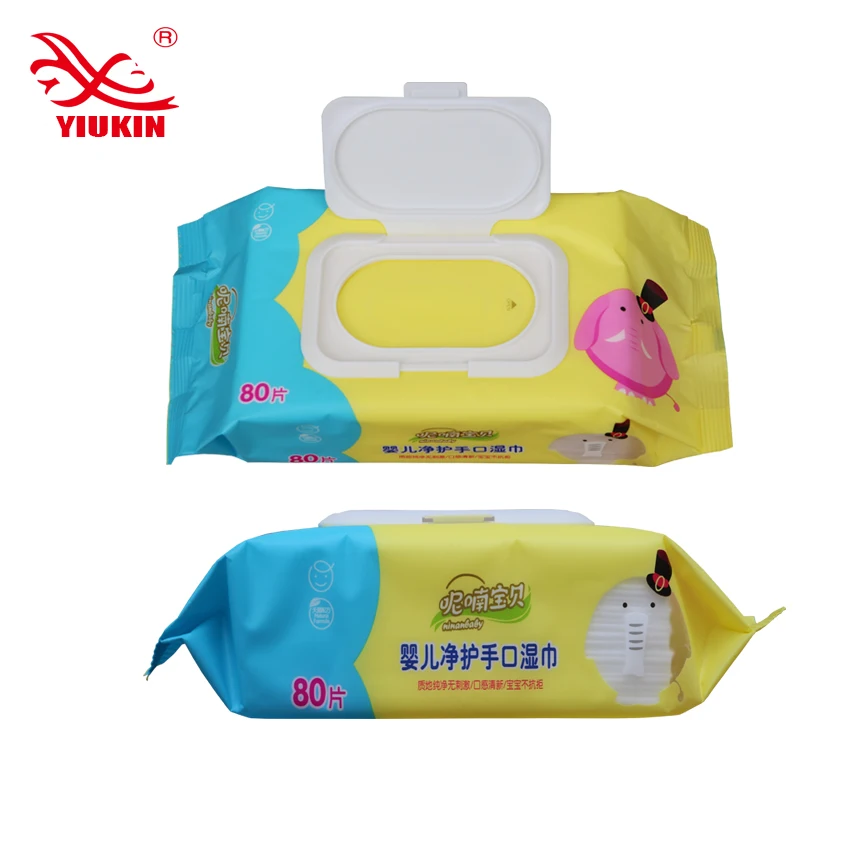 acohol free hand & mouth skin care scented wet baby wipes 80 pcs