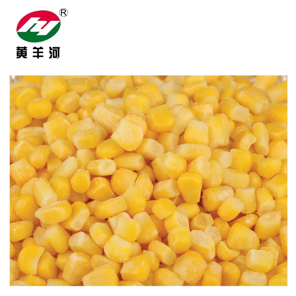 Whole Style and IQF Freezing Process sweet corn kernels with high quality