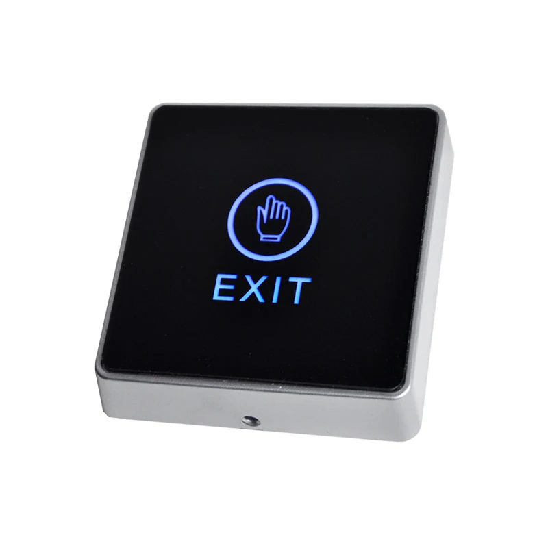 Surface Mount Touch To Exit Button with Backbox and LED Lights Indicator