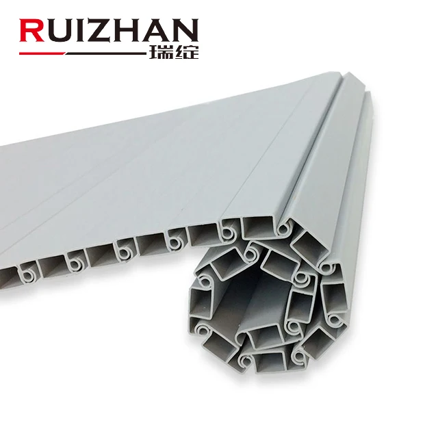 Plastic Extrusion Profiles PVC ABS Slats RV Cabinet Tambour Roller Shutter Doors For Furniture