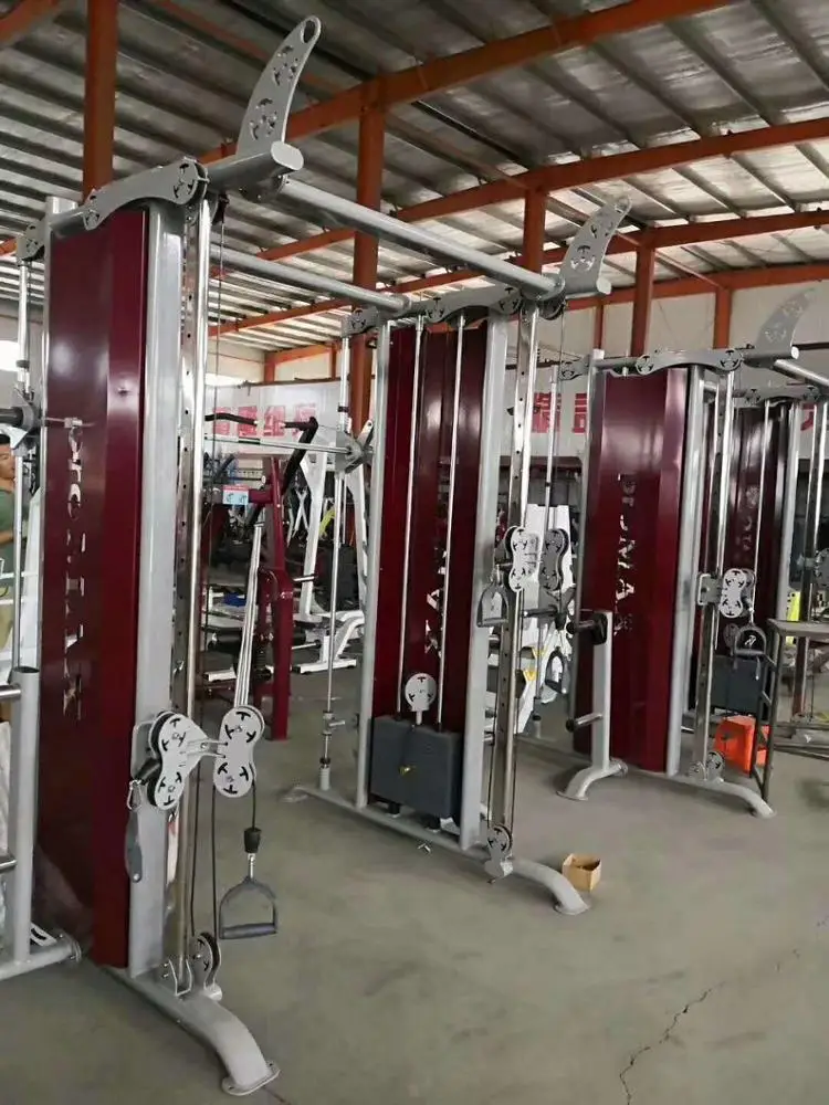 Функциональный Тренер Плюс Смит машина с балансом веса блоки/кросс-fit стеллаж для выставки товаров JG-6890