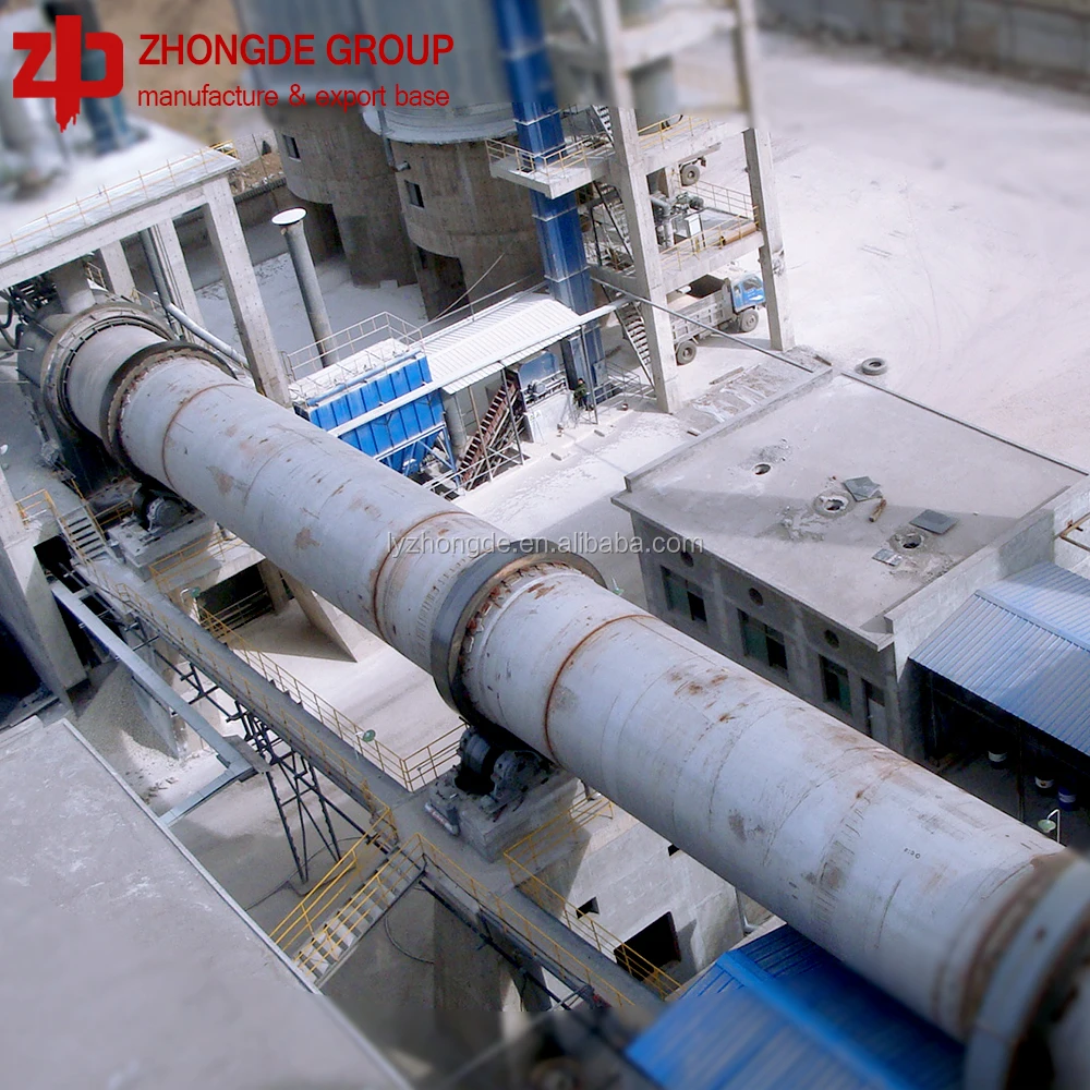 Gypsum production line /Cement production line rotary kiln for sale