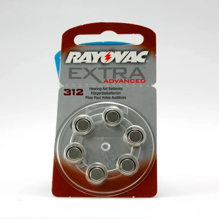 Zinc air hearing aid battery 1.4v