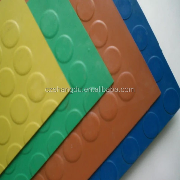 cangzhou shangdu red fine ribbed rubber matting