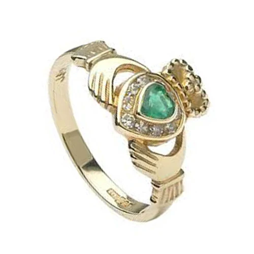 China Supplier 925 Silver lover claddagh ring sets