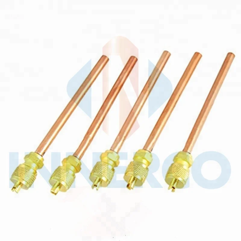 Refrigeration spare parts charging valves copper access valves