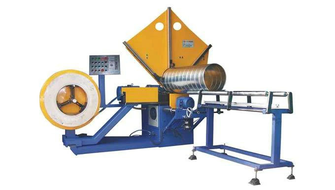 HAVC Galvanized steel spiral round duct forming machine for air pipe making and tubeformer manufacture for sale price