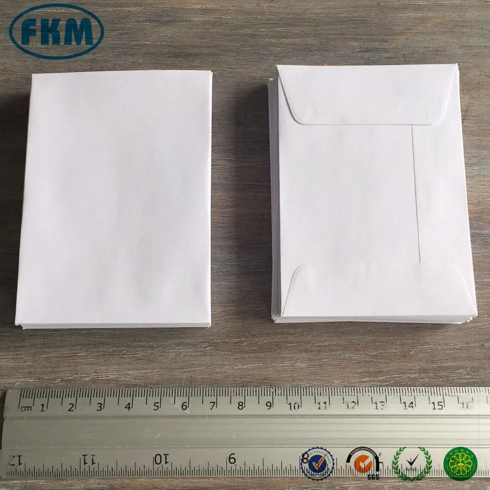 White printable mini 7x10 seed packet wedding favour envelopes