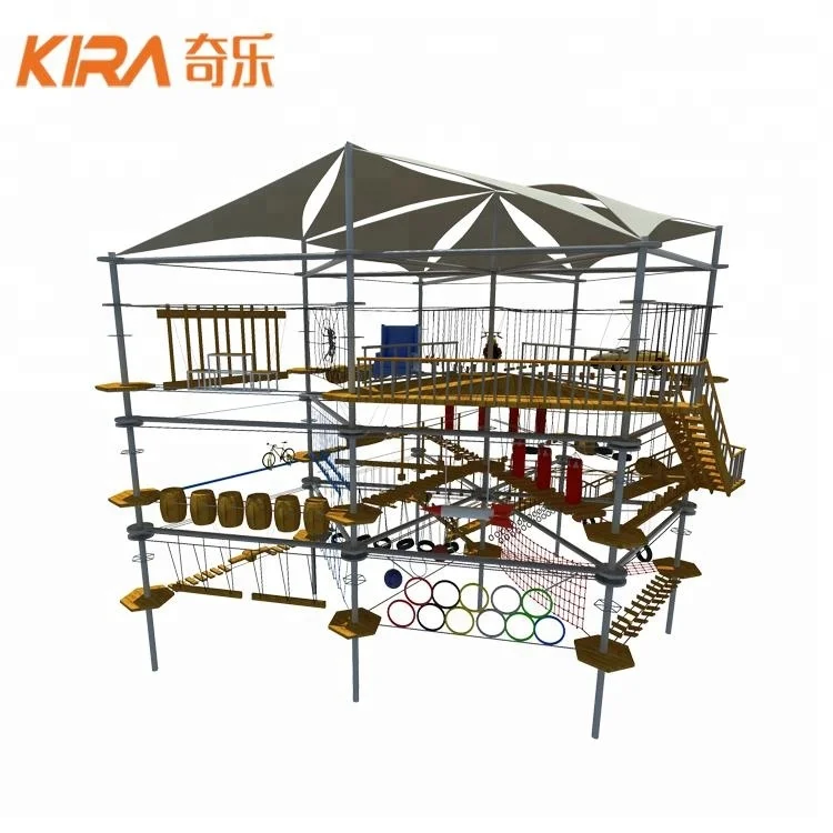 Team Building Indoor Outdoor Adventure Obstacle High Ropes Course