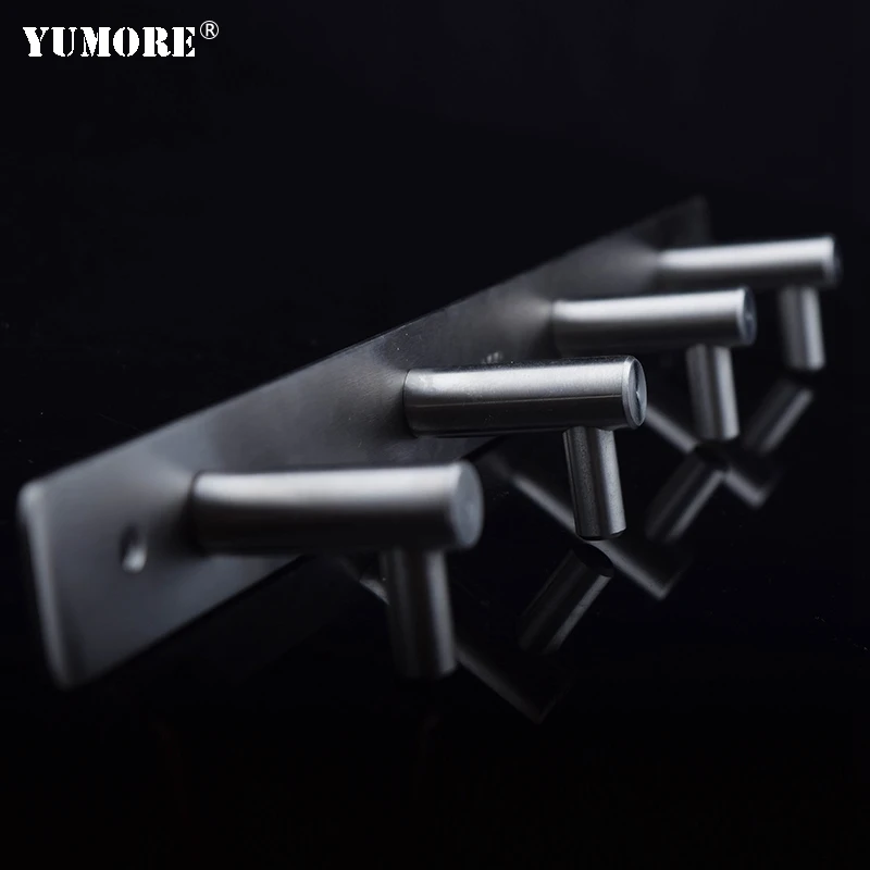 Hotel decorative wall mounted coat rack stainless steel coat hook