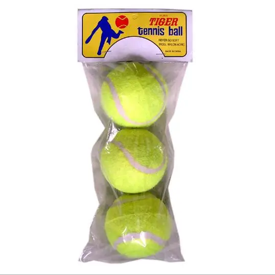 Wholesale Standard Size 2.5 Inch Custom Logo Tennis Balls Ball For Match And Training Pelota De Tenis Custom Logo Available