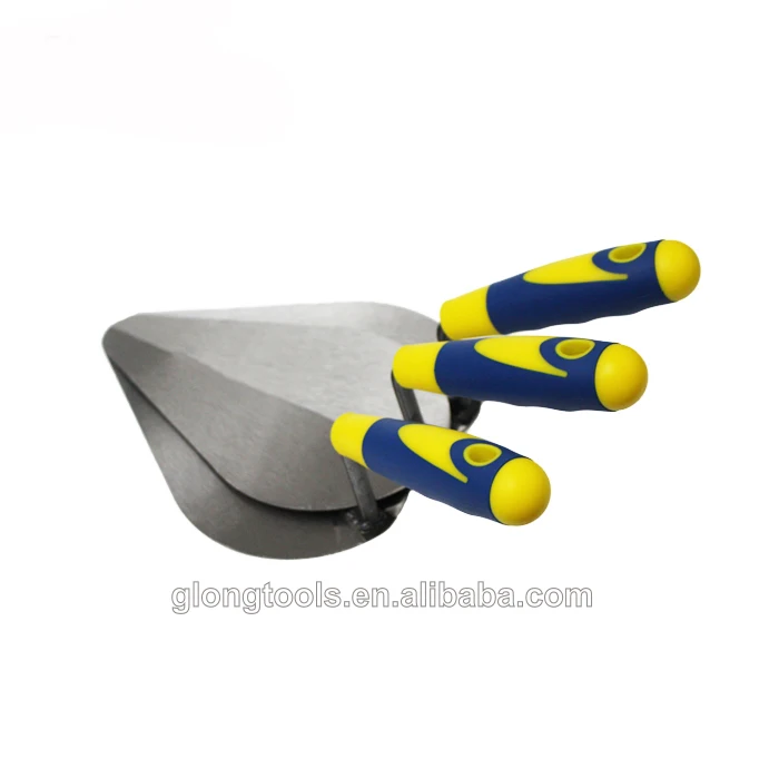 Construction hand tools Bricklaying trowel with Rubber Handle