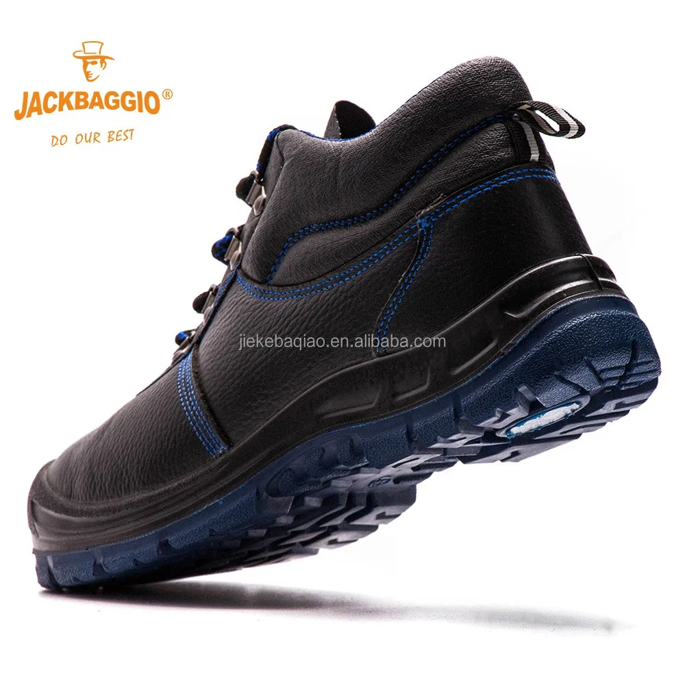 China mid cut steel toe safety shoe manufacturer for construction safety shoes