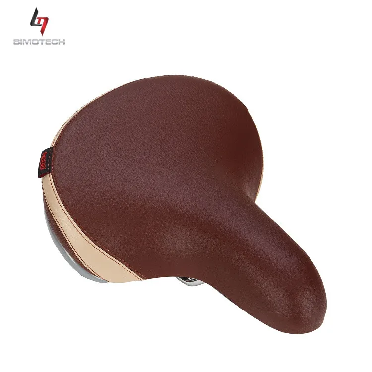 New Style Joint Colored Silver Conical Spring Shock Absorbing City Bicycle Saddle Electric Bicycle Saddle