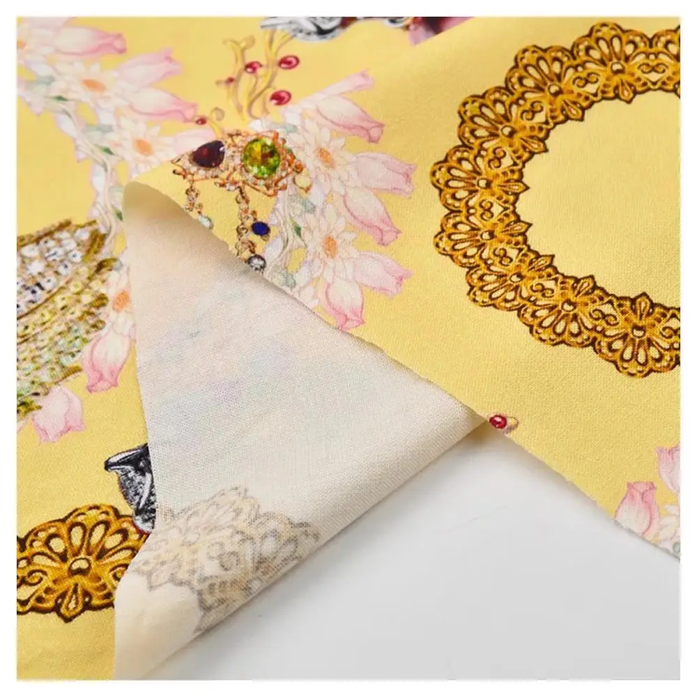 Wholesale  hot selling fashion design style digital printing fabric rayon for clothing