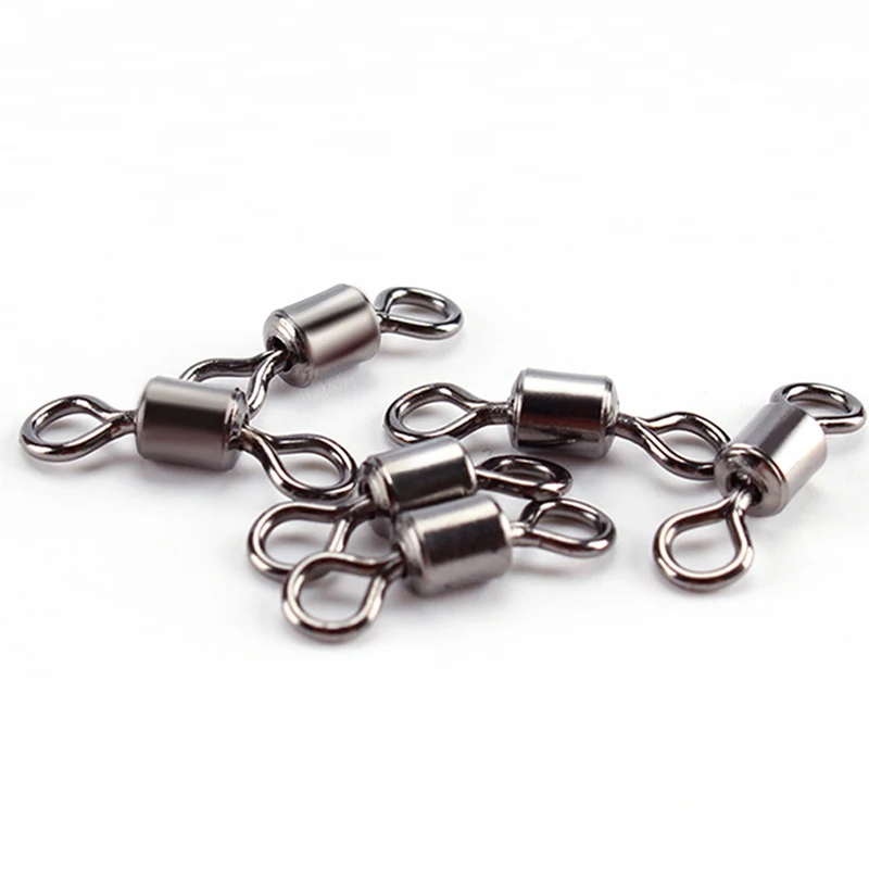 
In stock wholesale high quality brass rolling swivels fishing tackle accessories for carp fishing 