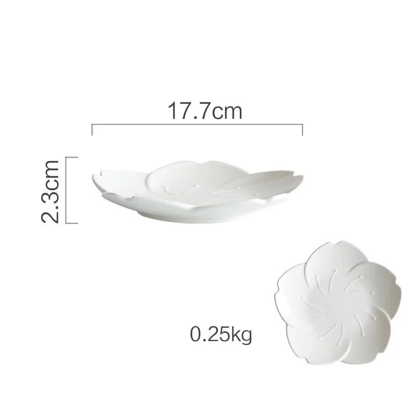  Оптовая продажа керамическая ваза для соуса 4 вида цветов гарниров японских суши соевый приправа закусок тарелки