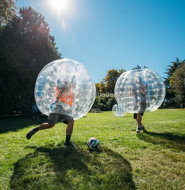 Human size knocker ball inflatable bumper bubble soccer football zorb ball for adult