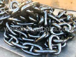 Large Steel Marine Stud Link Used Anchor Chain