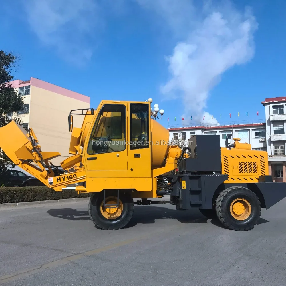 HY160 mini self loading mobile concrete mixer for Vietnam Argentina