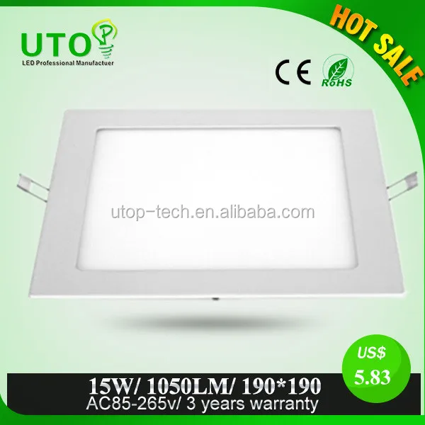 Оптовая продажа цена ультратонкий sqaure из светодиодов панели 15 Вт