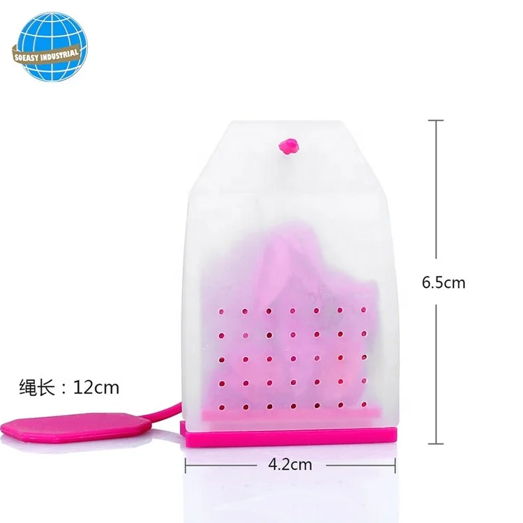 Reusable Silicone Tea Herbal Strainer silicone tea bag
