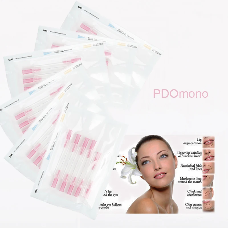 
High Quality Face Lifting PDO Hilos Thread Pdo Mono With 29g 50mm Sharp Needle 