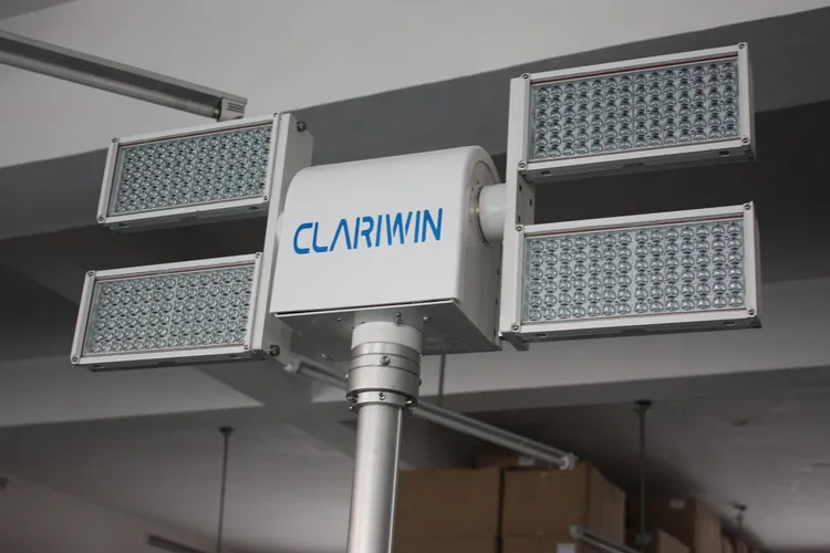 truck and  car top mounted telescopic mast searchlight