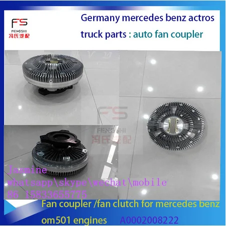A000 200 8222 Auto Fan clutch/Fan Coulper OM501 for germany actros truck engine